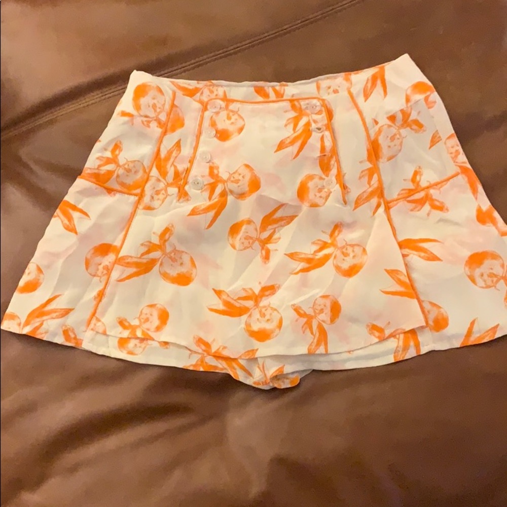Silk skort